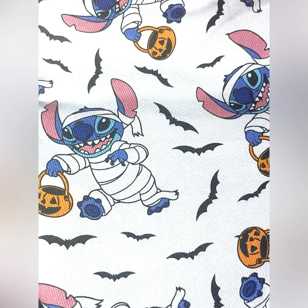 Stitch Halloween Mummy Costume Mini Mitts 2ct Purple Orange Black Disney NWT NEW